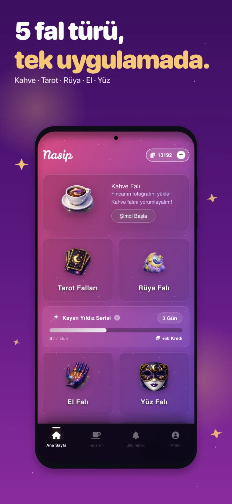 Nasip - Kahve Falı & Tarot - Uygulama ekran görüntüsü