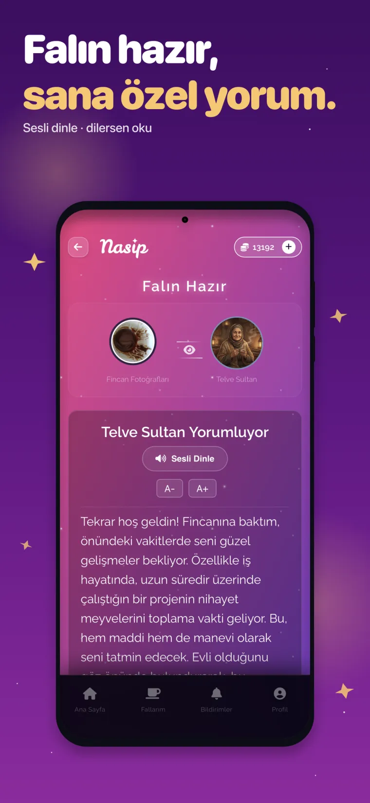 Nasip - fal yorumu