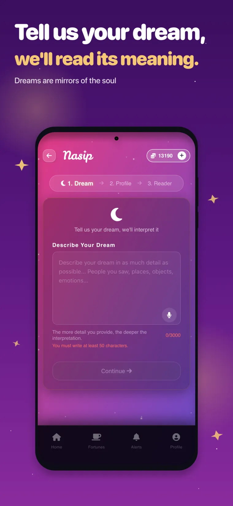 Nasip - dream reading