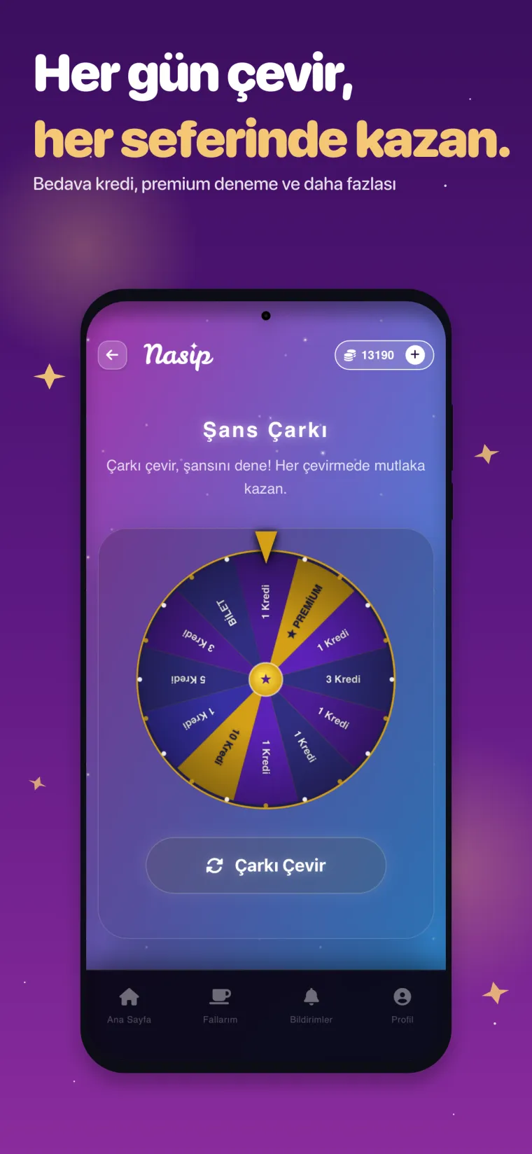 Nasip - şans çarkı