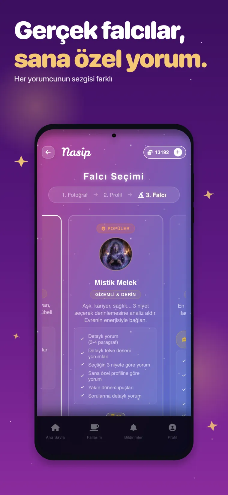 Nasip - yorumcu seçimi